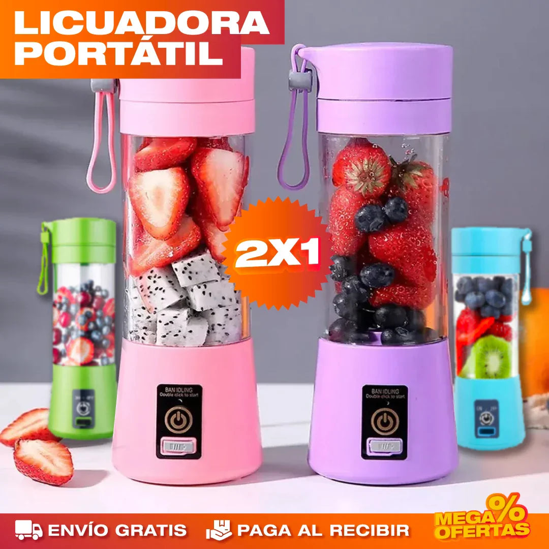 PROMO 2X1 LICUADORA PORTÁTIL