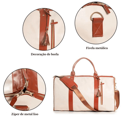 Bolsa Grande para Viagem - ExploraMax + Um kit de Organizadoras de brinde