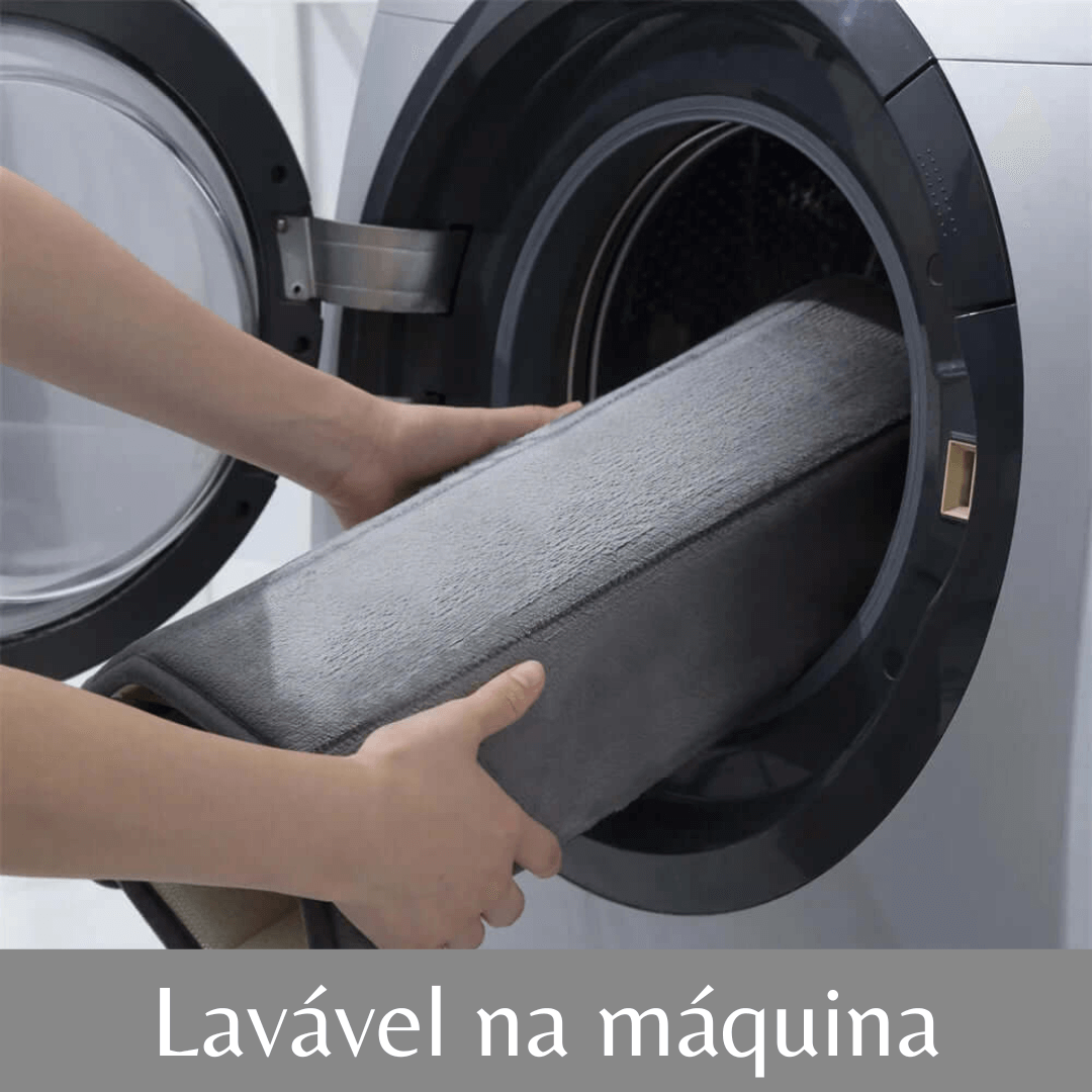 Kit de tapete para Banheiro Superabsorvente - 2x Mais Absorção