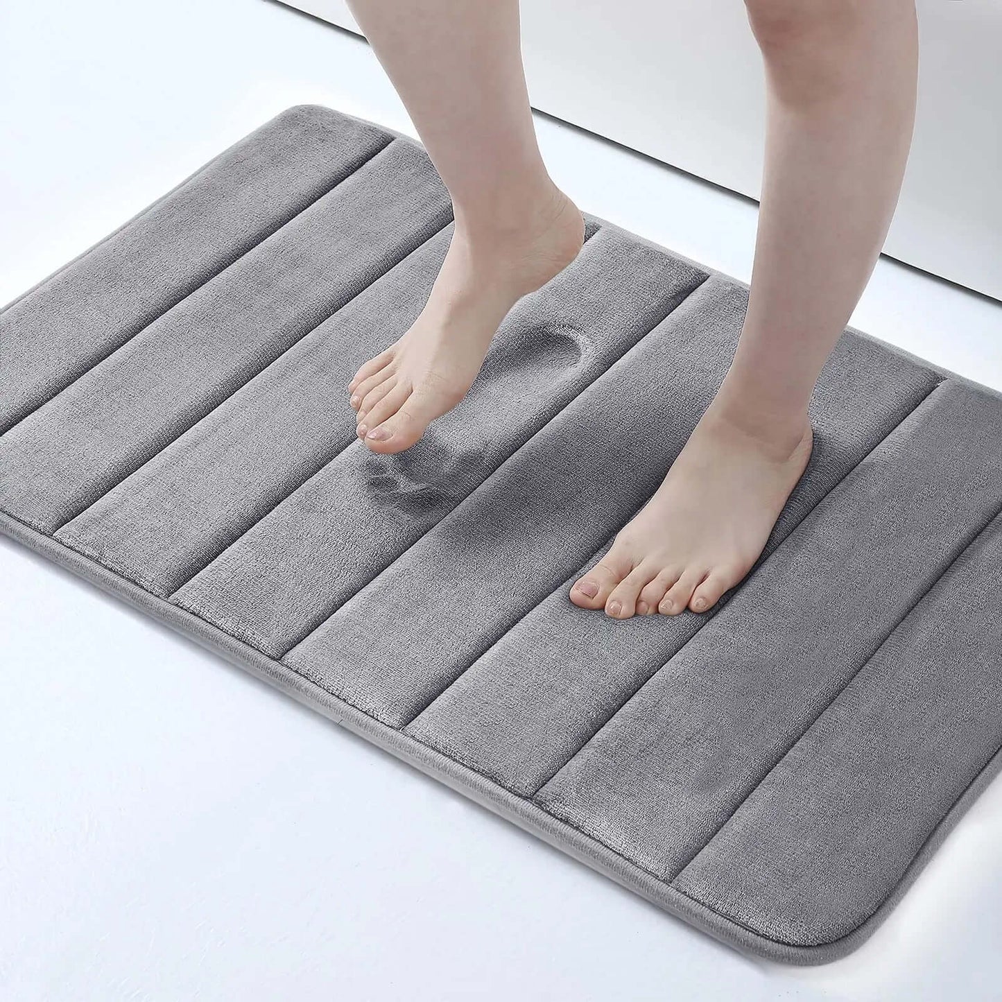 Kit de tapete para Banheiro Superabsorvente - 2x Mais Absorção