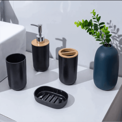 Conjunto de Acessórios de Banheiro, 4PCS | Design Moderno e Durável